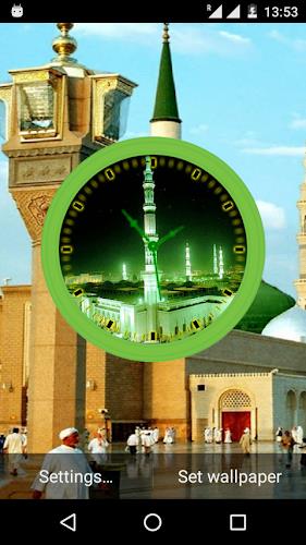 Madina Clock Live Wallpaper screenshot 1