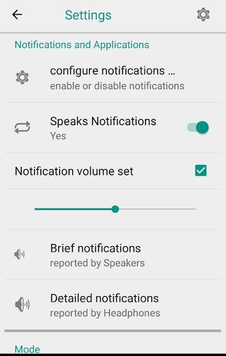 Spoken notifications screenshot 4