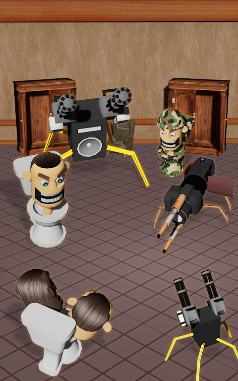 Merge Toilet: Monster Battle screenshot 1