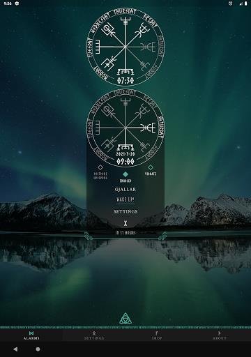 Viking music alarm clock screenshot 2