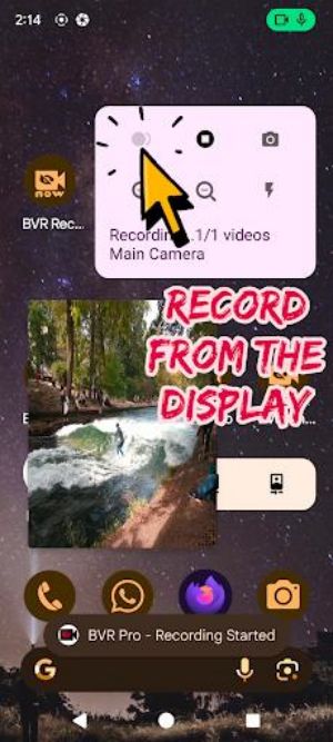 Background Video Recorder Pro screenshot 2