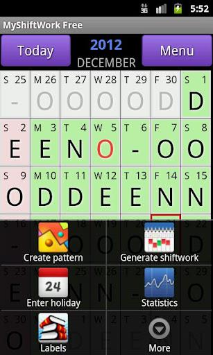 My ShiftWork Lite screenshot 1