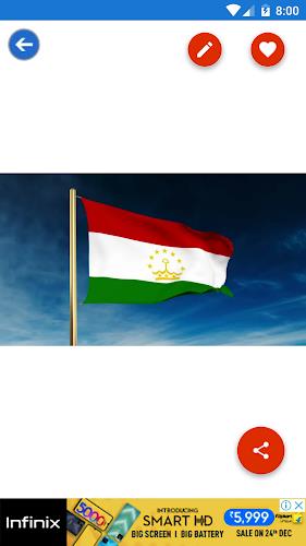 Tajikistan Flag Wallpaper: Fla