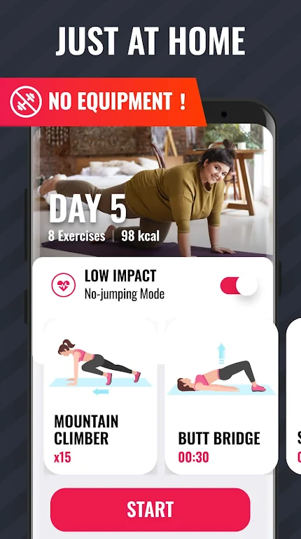 Lose Weight App for Women Workout at Home