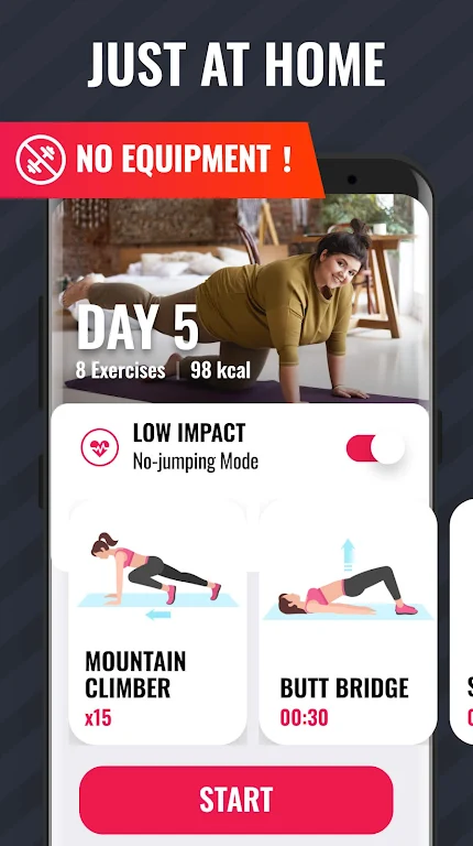 Lose Weight App for Women Workout at Home screenshot 3