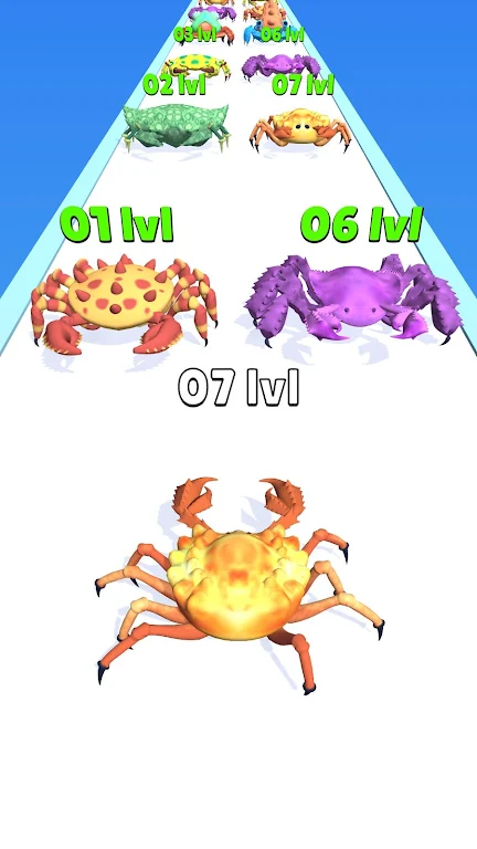 Crab Evolution Run