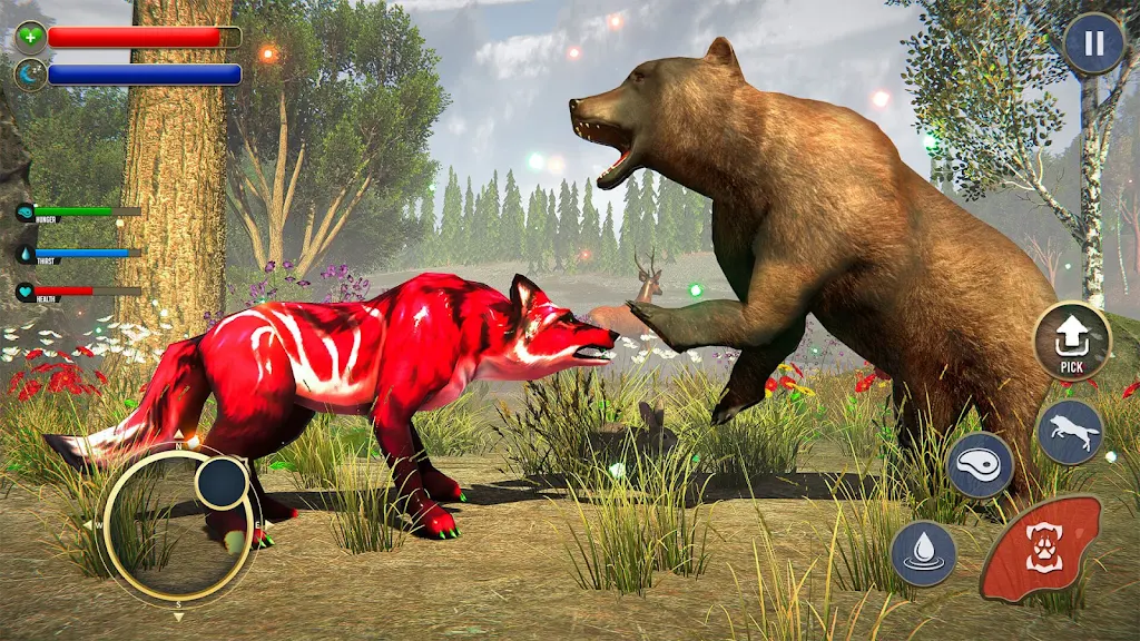 Wolf Sim: Offline Animal Games screenshot 3