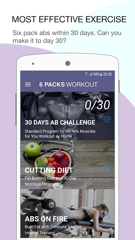 Six Pack - 30 Days challenge screenshot 4