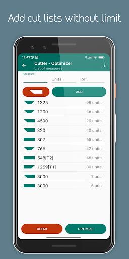 Cutter - Cutting optimizer screenshot 1