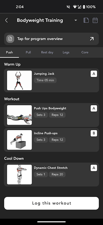 EvolFit screenshot 3