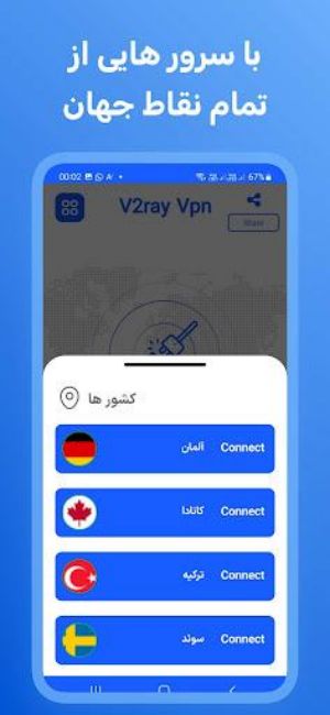 فیلترشکن پرسرعت V2ray vpn screenshot 3