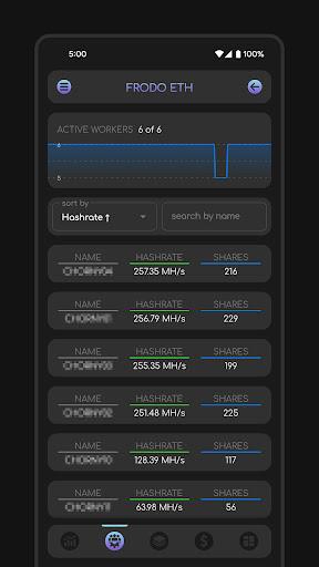 Ethermine monitor - Headminers screenshot 2