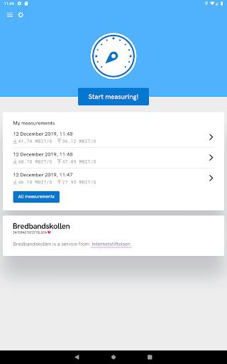 Bredbandskollen screenshot 1