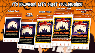 Halloween Photo E-Card Maker screenshot 1