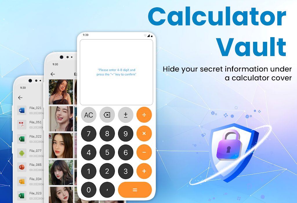 Calculator Lock - Photo Vault screenshot 1