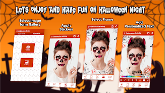 Halloween Photo E-Card Maker screenshot 3