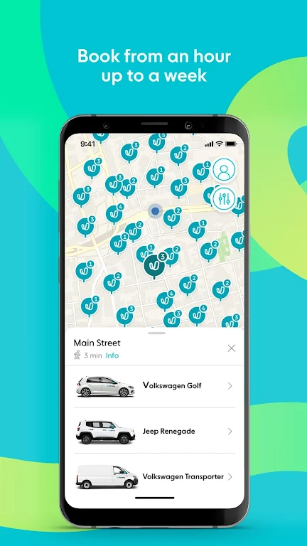 Ubeeqo Carsharing App screenshot 3