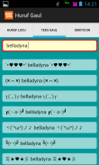 Huruf Gaul dan Lucu screenshot 2