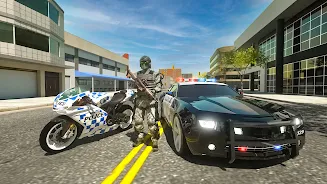 Police Bike Real Crime Driver screenshot 1