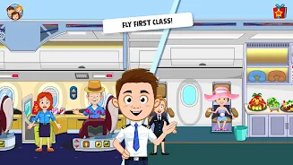 My Town Airport games for kids screenshot 2