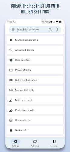 Hidden Settings For MIUI screenshot 1