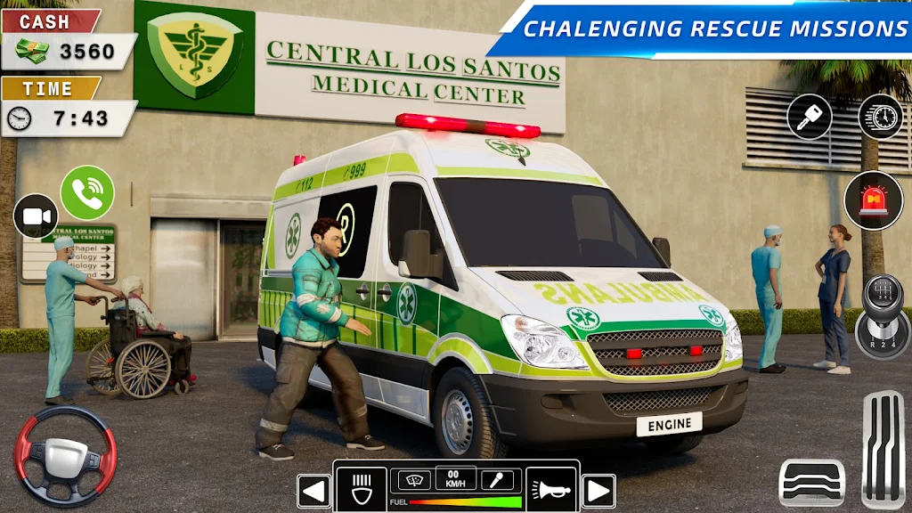 Rescue Ambulance Simulator 3D screenshot 3