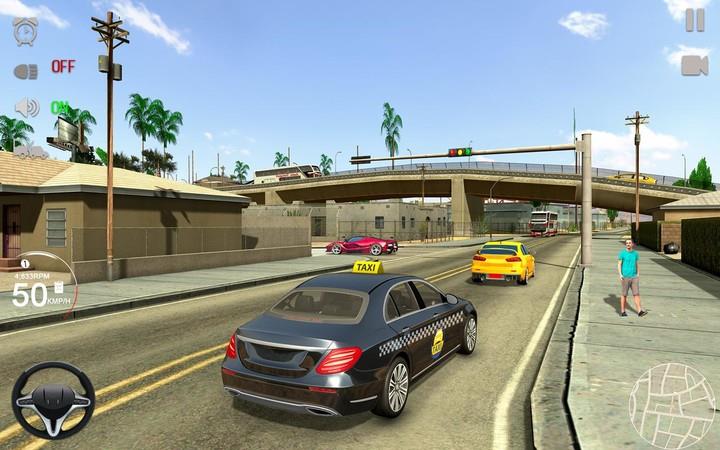 City Car Driving Taxi Games screenshot 3