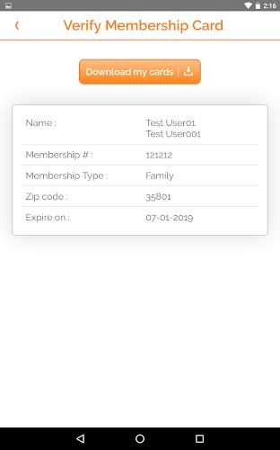 eMembership Card screenshot 11