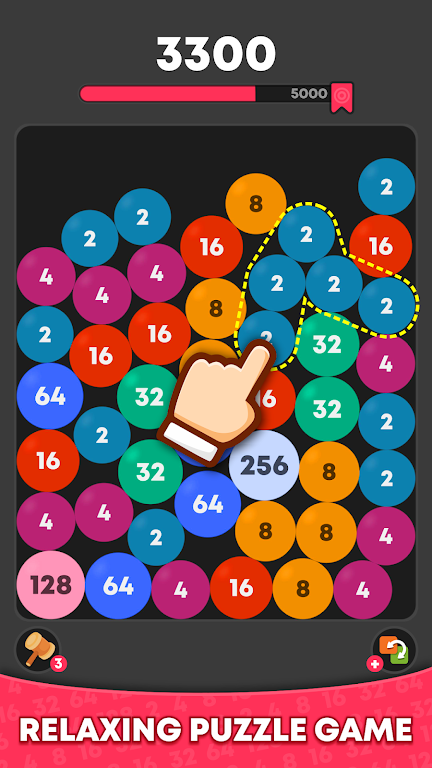 Number Ball - Merge Puzzle screenshot 1