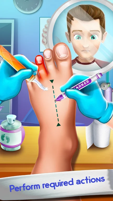 Foot Doctor ASMR Offline Games screenshot 2