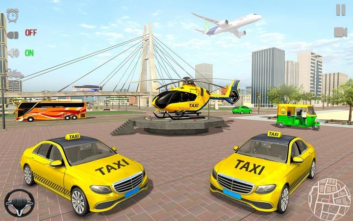 City Car Driving Taxi Games screenshot 5