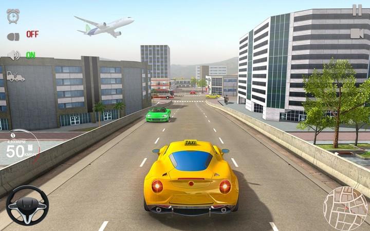 City Car Driving Taxi Games screenshot 2