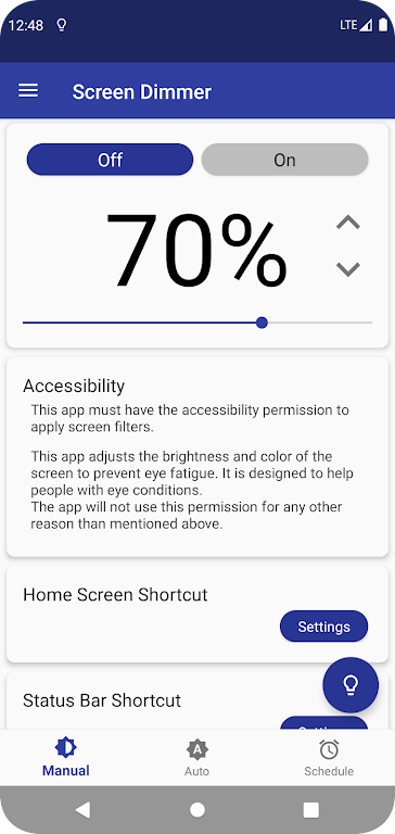 Auto Screen Dimmer screenshot 1