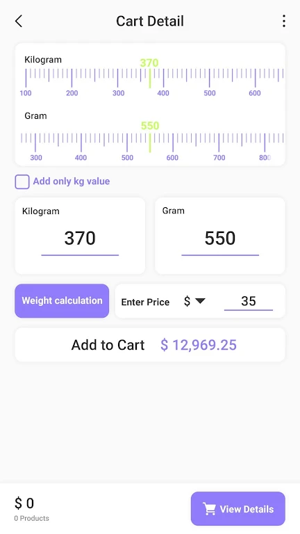 Digital scale to weight grams screenshot 1