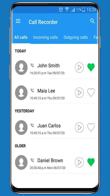 Callsy: Call Recorder screenshot 1