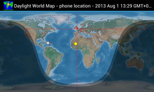 Daylight World Map screenshot 3