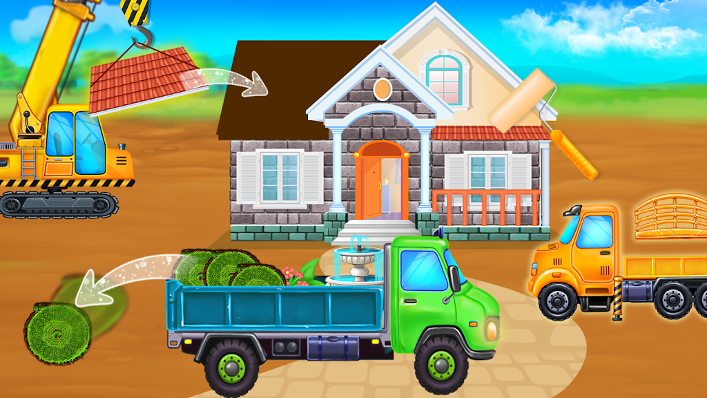 build house - Truck wash game screenshot 3