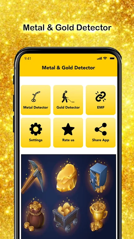 Gold Metal Detector Finder App screenshot 3