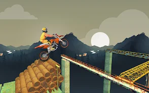 Shadow Racing Bike Stunt Games screenshot 1