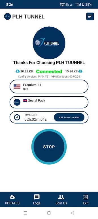 PLH TUNNEL - FAST & SECURE screenshot 3