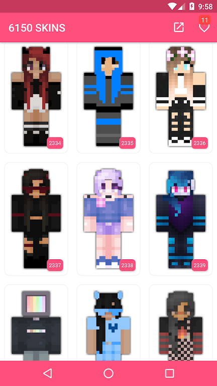 Girls Skins for Craftsman screenshot 1