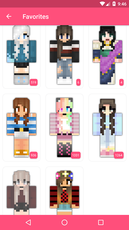 Girls Skins for Craftsman screenshot 4