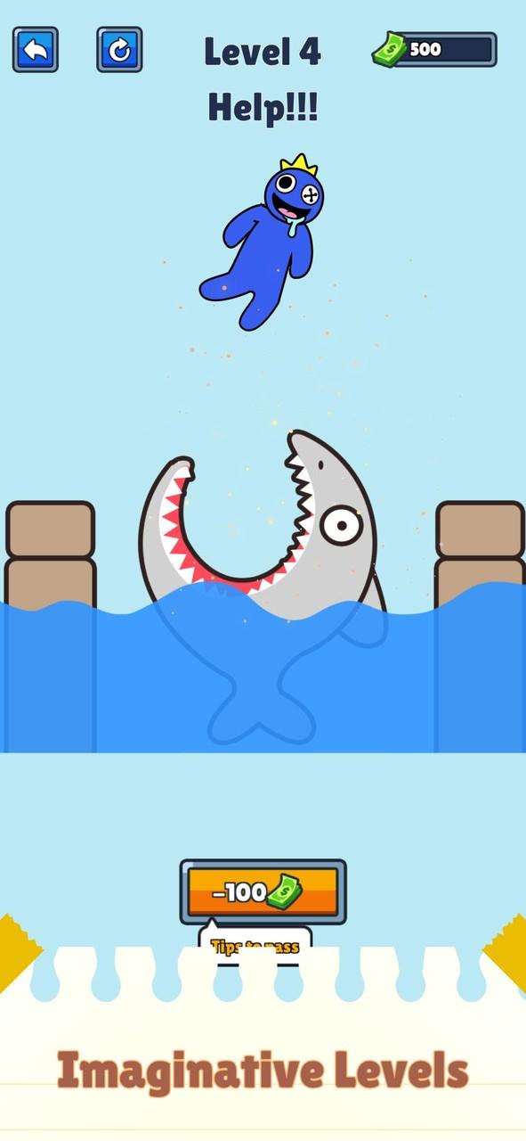 Rainbow Friends - Draw To Save screenshot 1