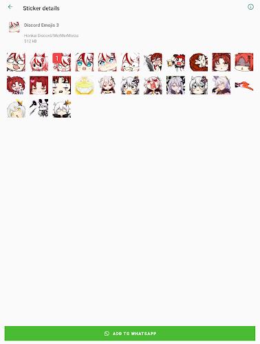 Honkai Whatsapp Stickers screenshot 6