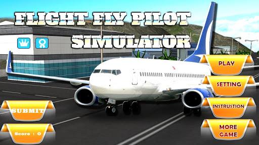 Flight Fly Pilot Simulator screenshot 2