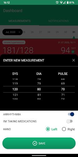 Blood Pressure - Joda App screenshot 2