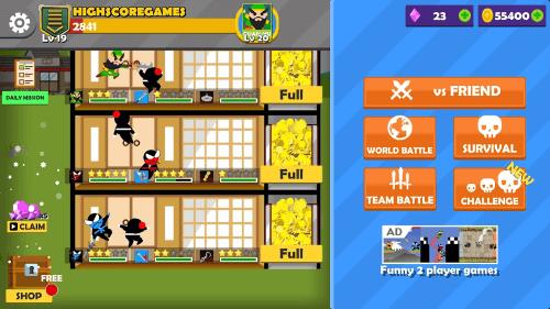 Jumping Ninja Battle screenshot 6