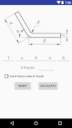 Bending Sheet Metal Calculator screenshot 1