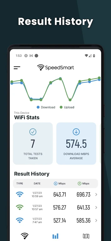 Speed Test SpeedSmart WiFi 5G screenshot 3