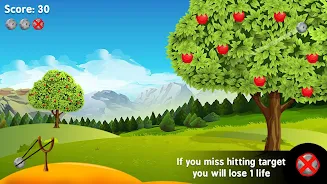 Apple Shooter:Slingshot Games screenshot 2